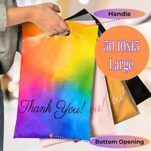 25 Pk 12x15 XXL FULL BRIGHT COLORS polymailers. Self sealing. Waterprooof